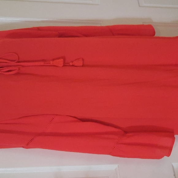 Crown & Ivy Tunic Dress - Woman's Red Dress Size Large - Picture 6 of 12